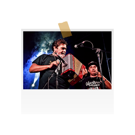 Celso Piña concert event polaroid